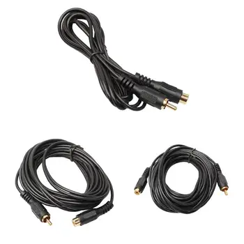 

Single Phono Extension Cable Lead - RCA Male to Female Plug to Socket