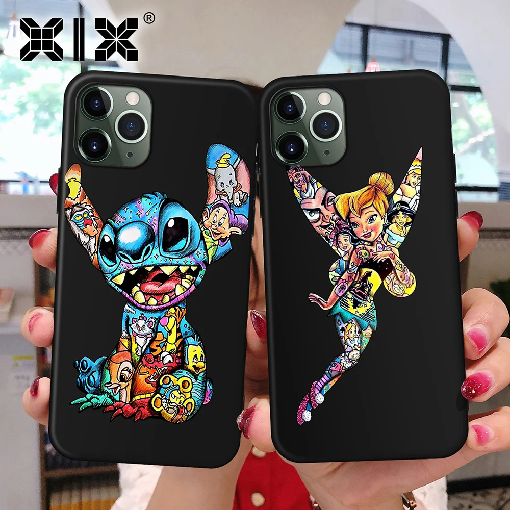 

XIX for Funda iPhone 11 Pro Case 5 5S 6 6S 7 8 Plus X XS Max Tattoo Cartoon for Cover iPhone 7 Case Soft TPU for iPhone XR Case