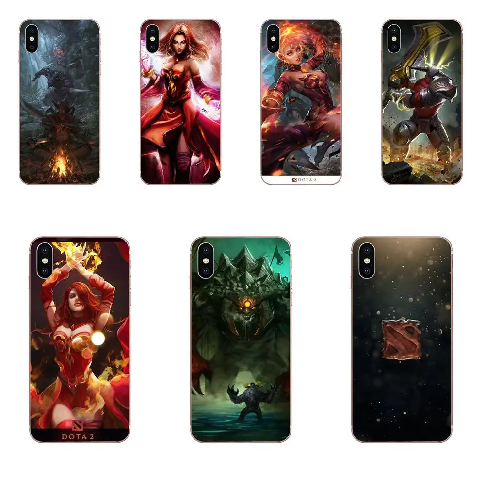 ТПУ новый стиль панда Tp Io Cw Gs Doom Dota 2 для Samsung Galaxy Note 5 8 9 S3 S4 S5 S6 S7 S8 S9 S10 5G mini Edge Plus Lite |