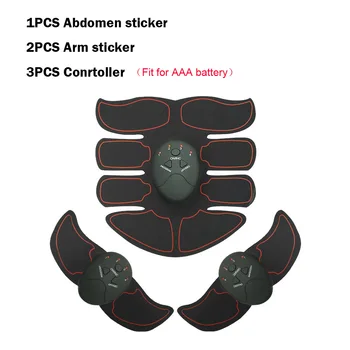 

New Smart EMS Muscle Stimulator ABS Abdominal Muscle Toner Body Fitness Shaping Massage Patch Sliming Trainer Exerciser Unisex