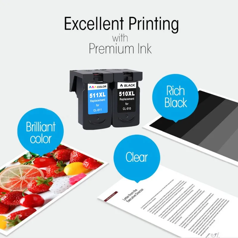 3 шт. PG510 CL511 чернильный картридж Замена для Canon PG 510 pg-510 CL 511 для MP240 MP250 MP260 MP280 MP480 MP490 IP2700MP499