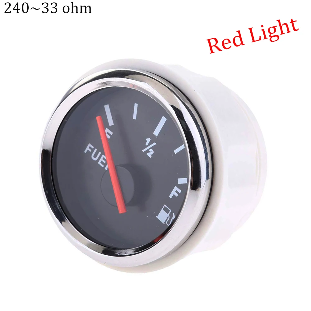 240-33ohm Fuel Gauge 0-190ohm Масло жидкое топливный бак уровня воды Сенсор Калибр 12 В для лодка морской автомобиля аксессуары для яхт топлива Отправка блок поплавковый выключатель - Цвет: 240-33ohm Fuel Gauge