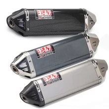 51 мм универсальный глушитель выхлопной трубы мотоцикла трубы для Yoshimura suzuki gs 500 Бенелли питбайк msx125 nmax ducati скремблер crf 230