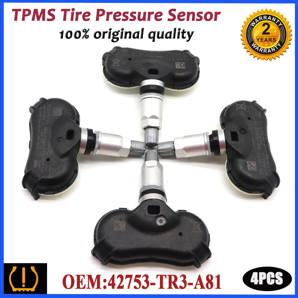 Датчик давления в шинах TPMS 42753-TR3-A81 для Acura CSX Honda Civic Φ 2XA элемент подходит