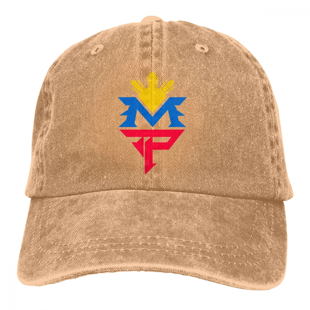 Мэнни Пакьяо Филиппинский флаг солнце звезды Casquette черный унисекс Мужские Женские джинсовые бейсболка с ремешком кепки Регулируемый Гольф папа шляпа - Цвет: Хаки
