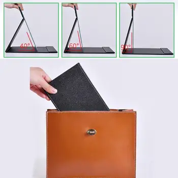 

Women Foldable Makeup Mirrors Thickened Pu Outer Layer HD without Distortion Lady Travel HD Glass Cosmetic Mirror
