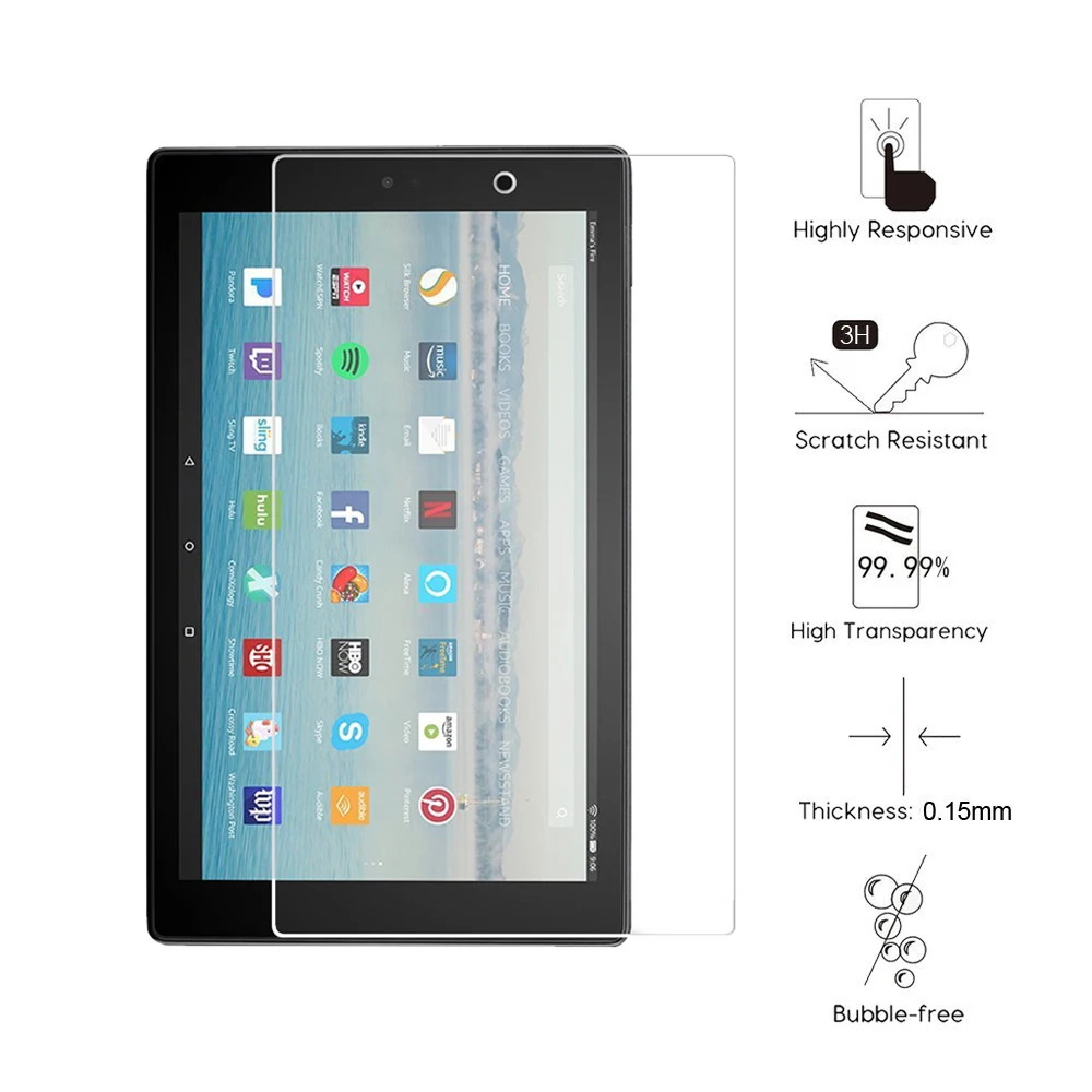 3pcs Tempered Glass Screen Protector For  Kindle Fire Max 11 2023  13th Gen 9H Clear Anti Scratch Protective Film