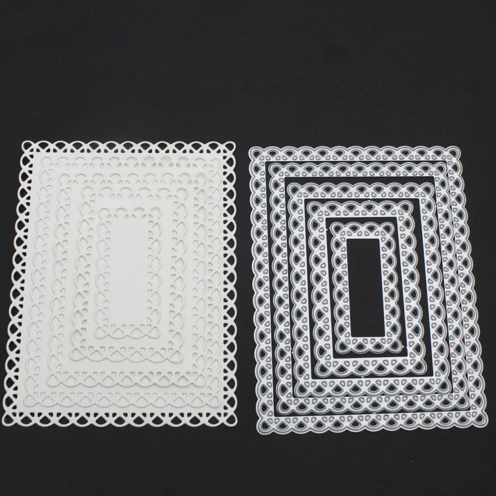 

Rectangle Frame Metal Cutting Dies for Scrapbooking 2019 Craft DIY Album Embossing Folder Stencils Maker Photo Template Decor