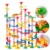 Мрамор Run гоночной трассе строительные блоки Дети 3D лабиринт мяч игрушка-рулон DIY Мрамор запустить гонки каботажное судно, комплект одежды для девочек ростом 80/105/109/133 ПК Рождественский подарок - изображение