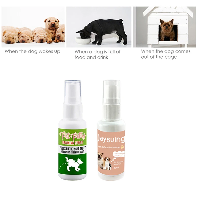 30ミリリットルペット犬スプレー誘導犬トイレトレーニング子犬ポジショニング排便ペットトイレトレーニングスプレー Litter Boxes Aliexpress