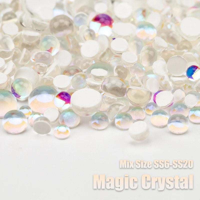 VDD 300 Stück/1200 Stück Mix Size Nail Art Zubehör Glas Strass Dekor Kristall Nagel Accessori Glitzer Steine DIY Dekoration – Detail 19