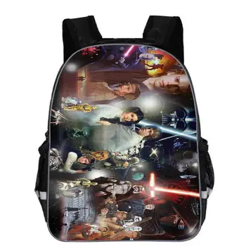 

Star wars Backpack Kylo Ren Rey Darth Vader Yoda Jedi Anime Casual School Bags Toddler Boys Girl Teenager Mochila Gift Bolsa