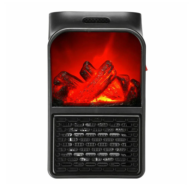 

900W Wall Mount Electric Fireplace Heater Flame Air Warmer with Remote Control VJ-Drop