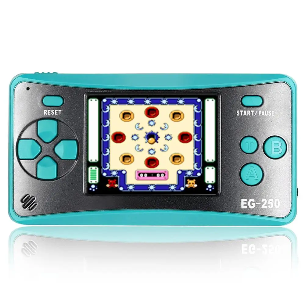 Портативная игровая консоль карман встроенный 200 игр 2,5» Портативный плеер 12-разрядный портативными игровыми Системы развлечений для детей - Цвет: Blue