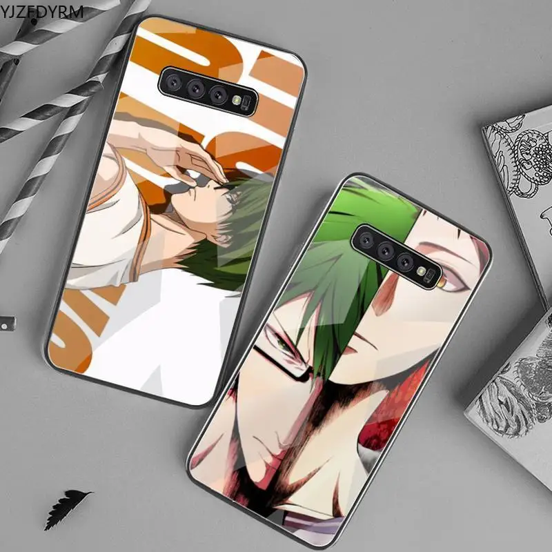 Japan Anime Kuroko No Basket Midorima Phone Case Capa Tempered Glass For Samsung S20 Plus S7 S8 S9 S10 Note 8 9 10 | Мобильные