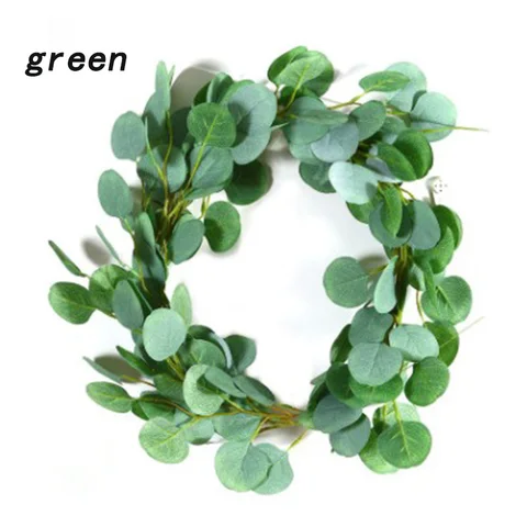 Tree Leaves Ivy Vine Home Wedding Decoration Silk Artificial Flowers Arrangment Tree Plant Bouquet Faux Foliage