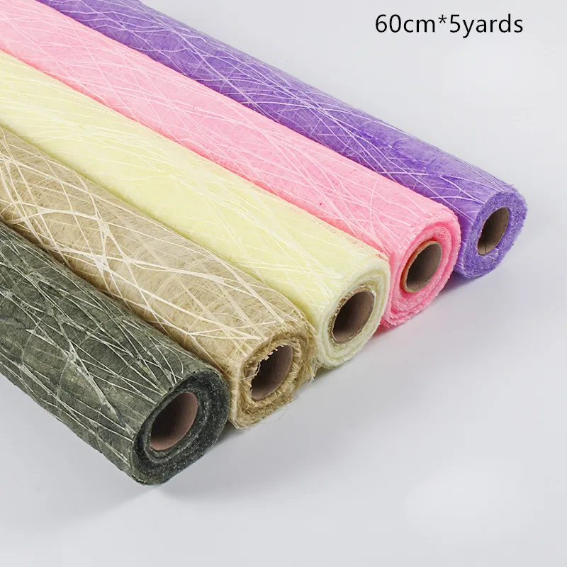 

60cm*5yards Flower Packaging Material Florist Bouquet Packaging Mesh Korea A Net High-end Bouquet DIY Grid Decoration
