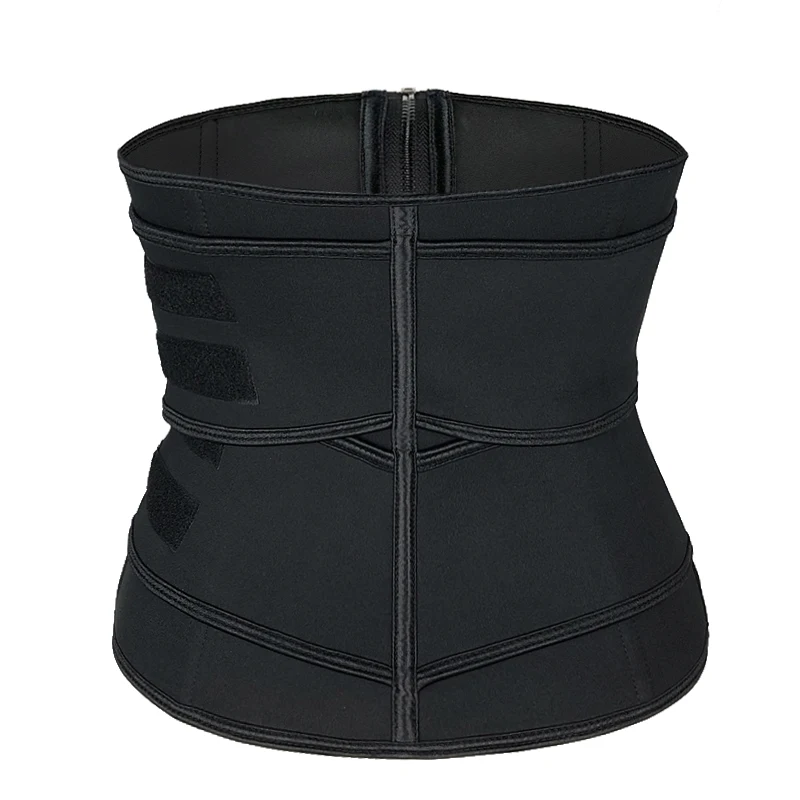 XS-6XL корсет для талии, пояс для сауны, пояс для похудения, спортивный пояс с молнией, поясничный пояс, моделирующий тренировку