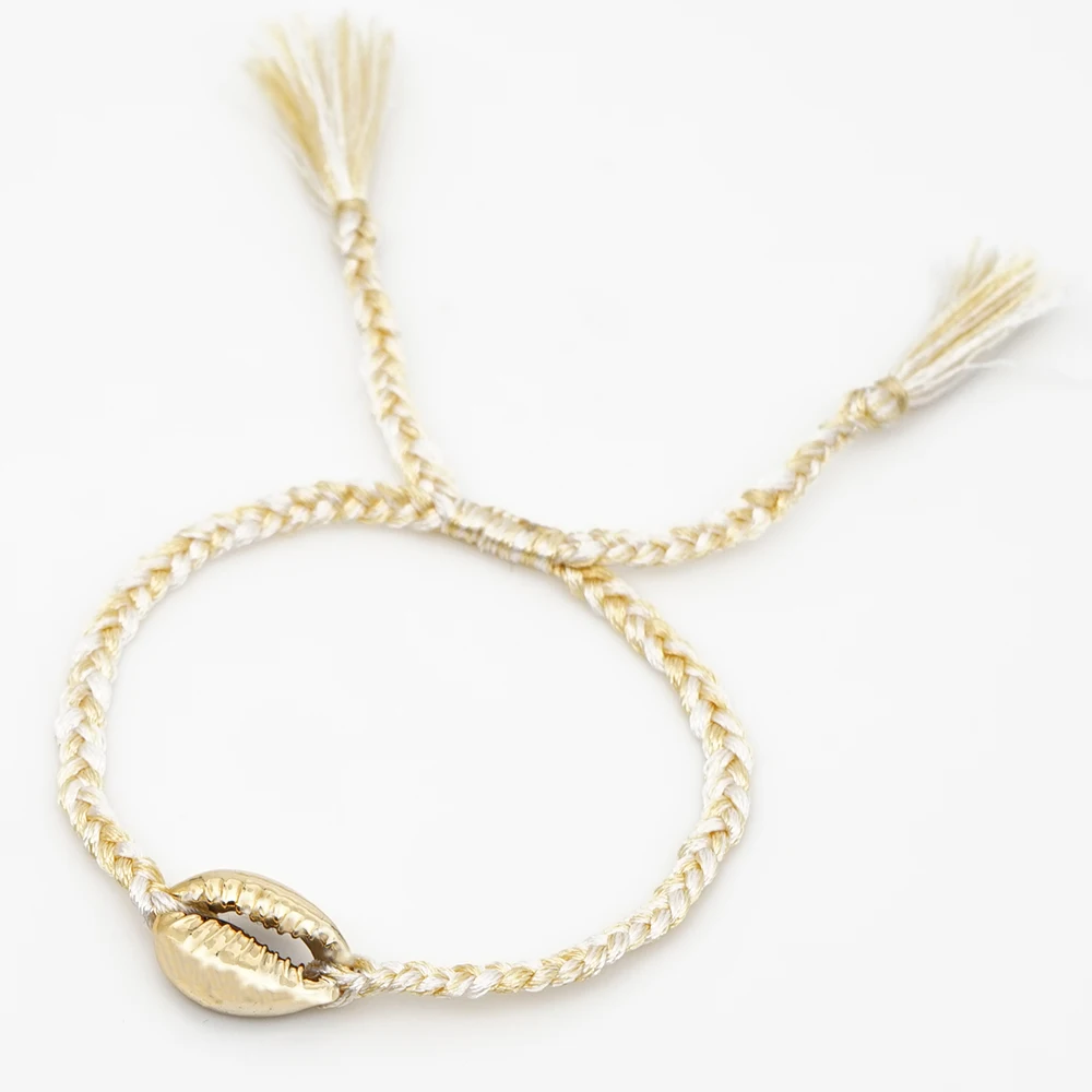 Go2boho Shell браслет летние пляжные украшения богемная кисточка браслеты женские ручной работы Тканые Pulseras Mujer Moda Новинка Bileklik