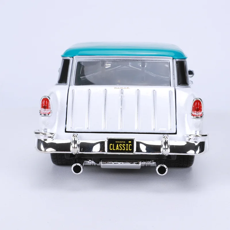Maisto 1:18 литая модель автомобиля игрушка для 1955 chevrolet NOMAD роскошная классическая модель автомобиля с оригинальной коробкой