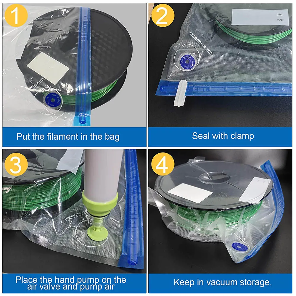 Electric Pump Filament Dryer and Vacuum Sealing Bags Keep Filament Dry More Easier Convenient to Pump Out Air synchronous belt