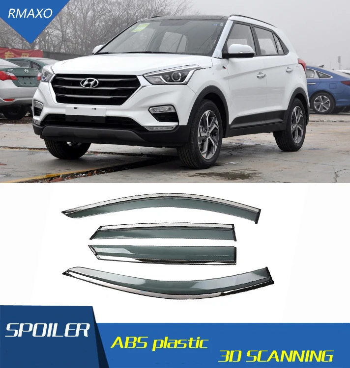 Для Hyundai IX25 2015-2019 оконный козырек вентиляционные оттенки Защита от солнца дождя