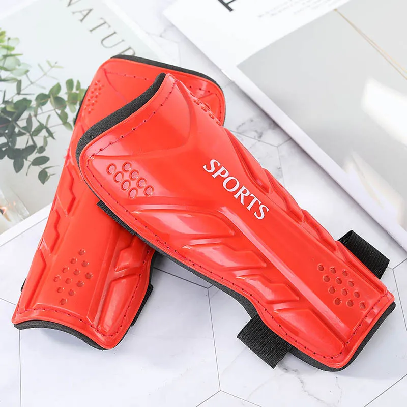 1 Pair 17.5*8.5cm Soccer Shin Guards Pads For Adult/Kids Football Shin Pads Leg Sleeves Soccer Kids Knee Support Sock shin guard pads soccer shin guards