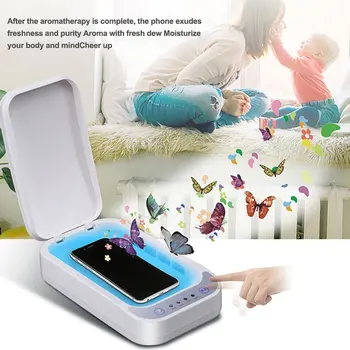 

Smart Nano-Coated Mobile Phone Mask Ultraviolet Sterilizer UV Phone Sterilizer Box Personal Disinfection Cabinet