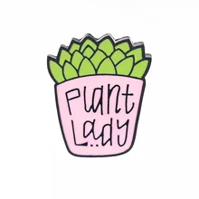 Wish Мода стиль брошка мультфильм суккулент маленький горшок растение сплав масло капля брошь AliExpress поставка товаров аксессуары