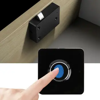 

Fingerprint Lock Semiconductor Smart Fingerprint Keyless Lock for Wardrobe Cabinet Box Security Lock drawer lock