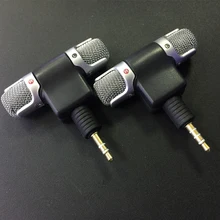 Omnidirectional Metal Microphone 3.5mm Jack Lavalier Tie Clip Microphone Mini Audio Mic for Computer Laptop Mobile Phone