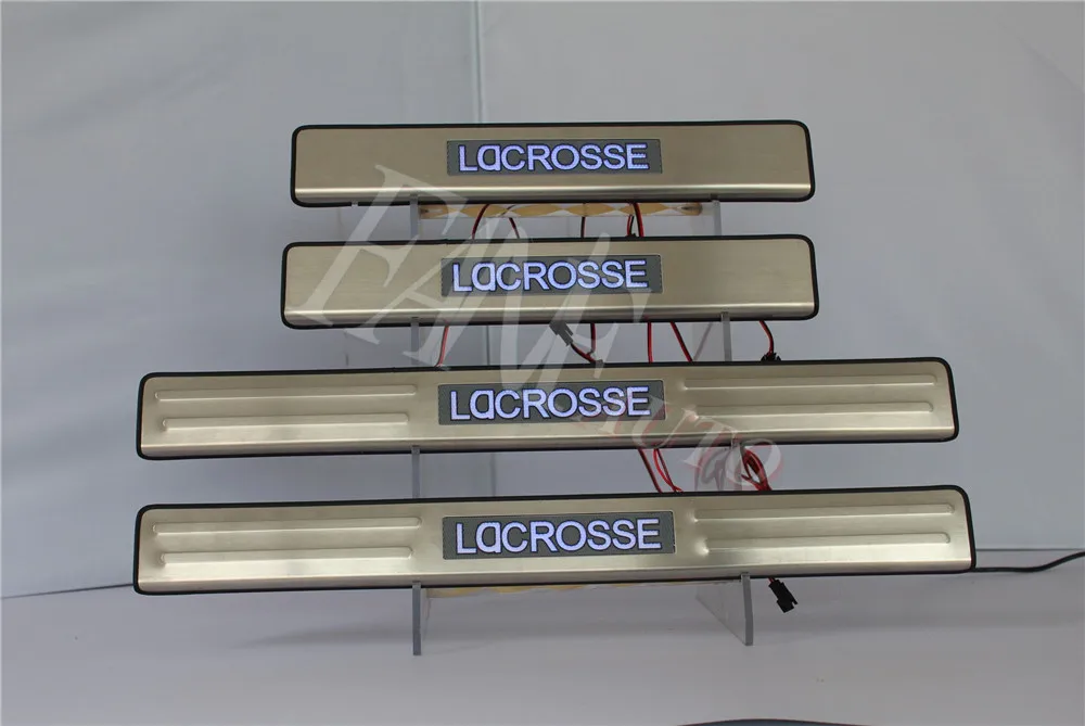 Нержавеющая сталь Led порога Накладка защита Накладка для Buick LaCrosse