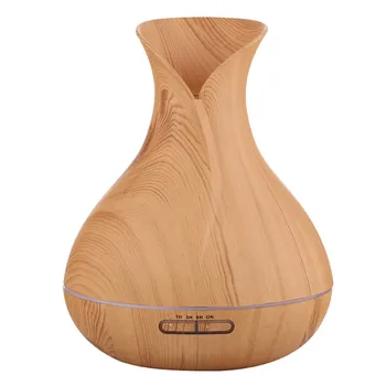 

Diffuser 400ml Oil Diffuser Wood Grain Humidifier 7 Color LED Baby Light Two Styles Wood Grain Humidifier Supplies JMSS