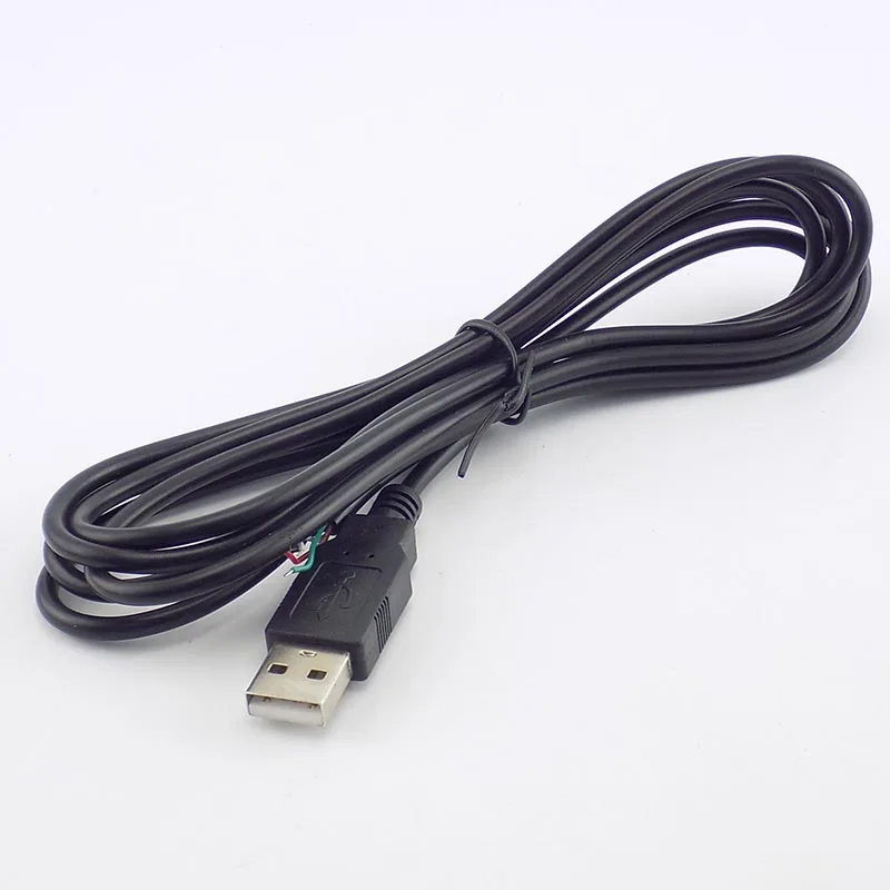 0,3/1/2 M DIY Micro USB A входящий штекер 4 Pin кабель для передачи данных, кабель Разъем Удлинительный шнур питания адаптер для usb-вентилятор устройств J17
