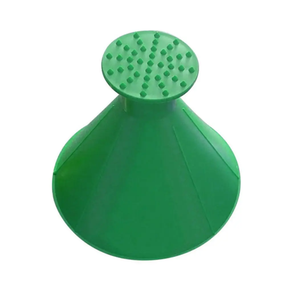 Window Glass Cleaning Tool Scraper Outdoor Funnel Windshield Magic home Snow Remover Car Tool Cone Shaped Ice Scraper - Цвет: Green