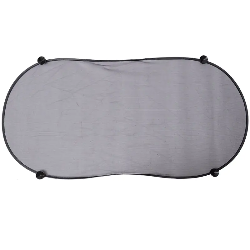 1pc Universal Mesh Nylon Car Rear Window Sunshade With Powerful Suction Cup Sun Visor Screen Sunshade Auto Curtain 100x50cm