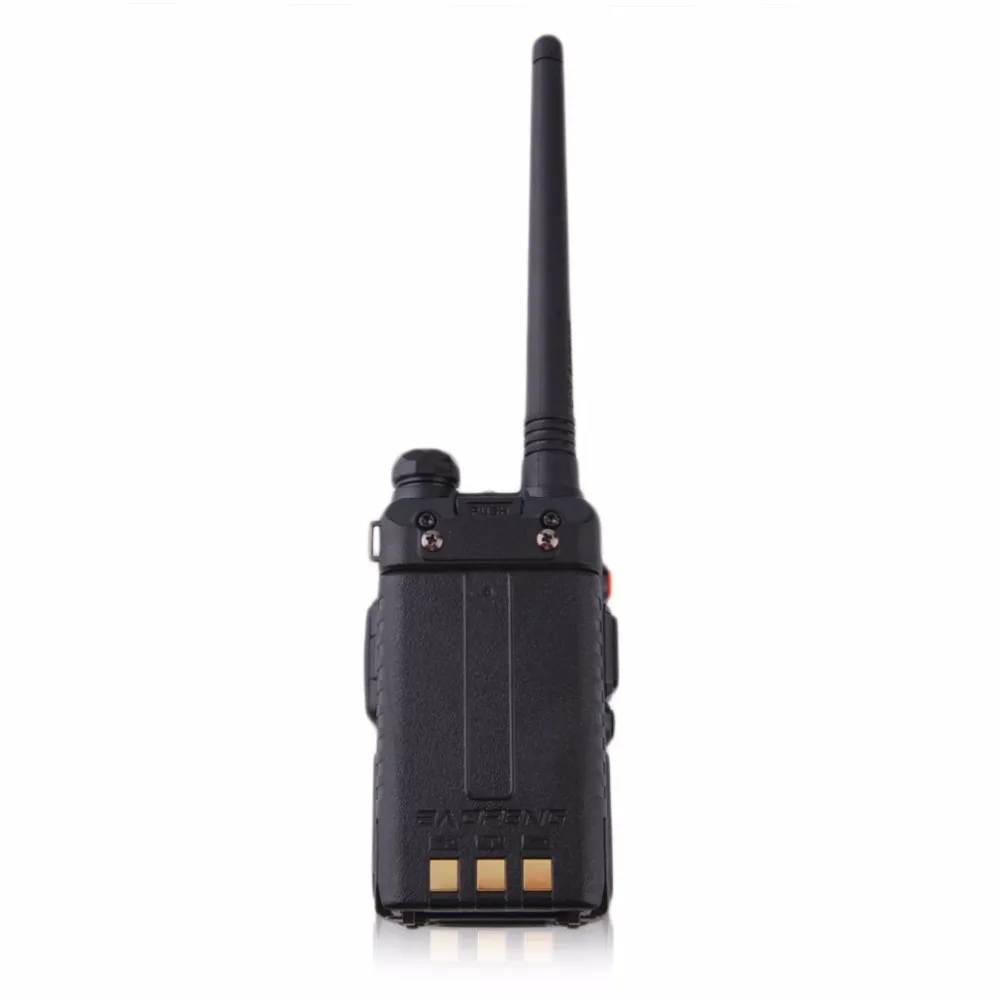 Baofeng BF-UV-5RE ЖК-дисплей батарея для рации Saver 5 Вт 128CH FM VOX DTMF двухстороннее радио США адаптер ЕС вилка с антенной