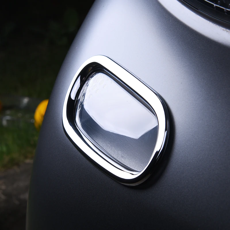 

ABS 2 Pcs Front Turn Signal Lndicator Lamp Protective Cover for Mercedes New Smart 453 Fortwo Chromed Stickers Accessories