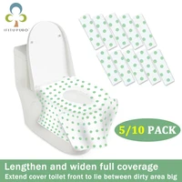 5/10Pcs Large Size Potty Seat Cover Potty Protectors Disposable Toilet Seat Cover For Travel Camping Bathroom Accessior ZXH 1