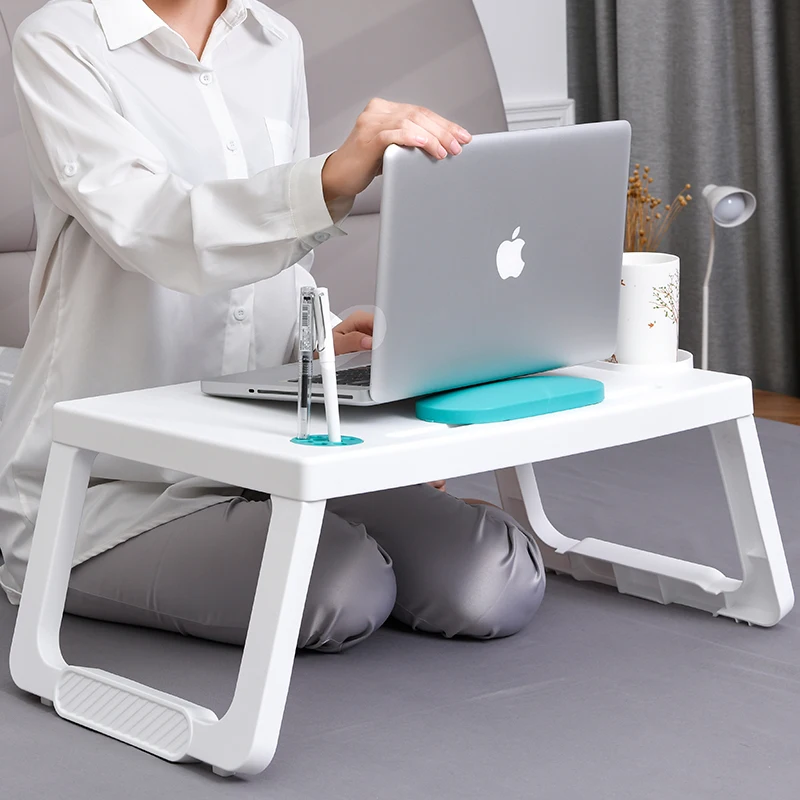 

Bed desk folding student dormitory lazy artifact simple writing computer desk home storage finishing rack WF8171133