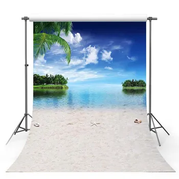 

TAIBO Vinyl Background Photography Beach and Ocean Background Seascape Photo Studio Backdrop Photocall