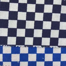 12 унций хлопок маленький квадратный Печатный холст тканевые материалы