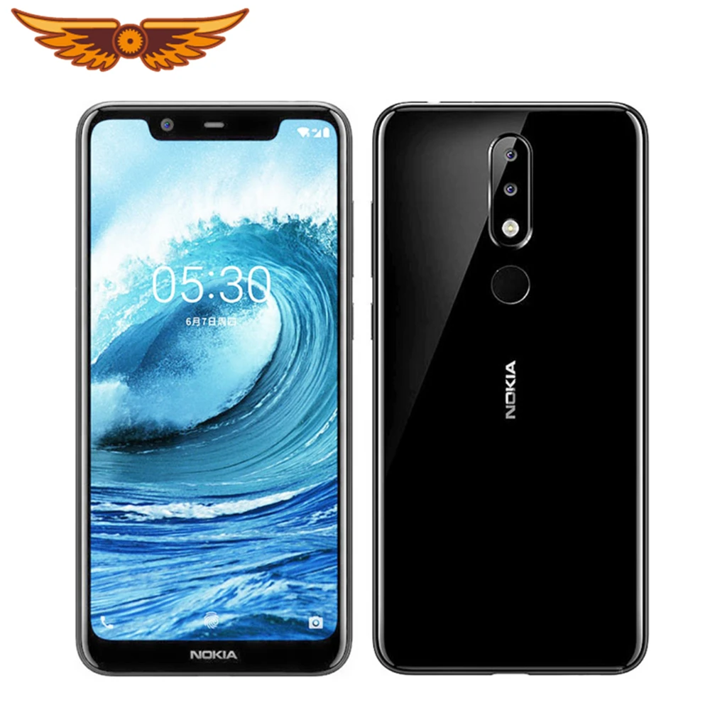 Nokia 5,1 Plus Original desbloqueado Nokia X5 Octa-core 5,86 pulgadas 3GB RAM 32GB ROM LTE 13MP huella dactilar teléfono inteligente Android