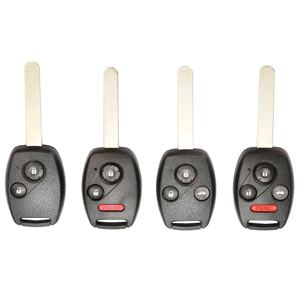 

jingyuqin 10ps With Buttons pad Keyless Entry Remote Car Key Shell Fob For Honda Accord 2003 2004 2005 2006 2007