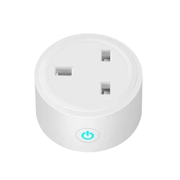 

Smart Socket Wireless Power Plug WiFi Socket Switch UK Plug Timing Control with Amazon Alexa APP Control