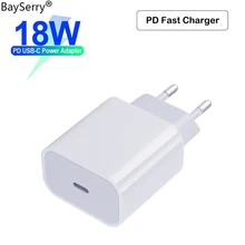 BaySerry Быстрая зарядка QC PD зарядное устройство 18 Вт QC4.0 QC3.0 usb type C быстрое зарядное устройство для iPhone 11 X XS XR 8 iPad Xiaomi Redmi Note 8 Pro