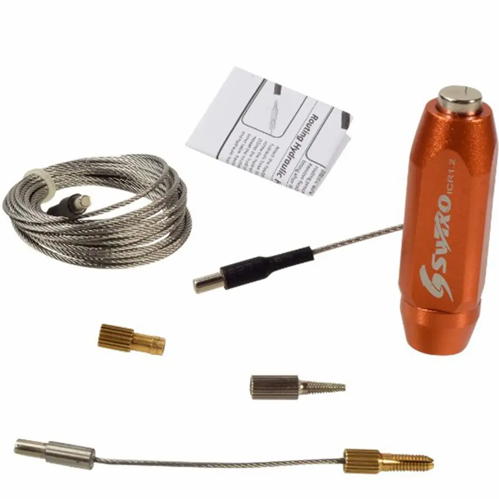 

Cable Routing Tool In Bicycle Frame Aluminum Alloy Variable Speed Spool Brake Hose Magnet Lead Tool Orange