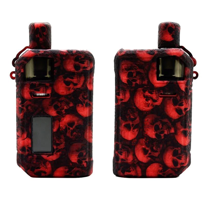 Защитный силиконовый чехол с черепом для SMOK Fetch Pro pod mod kit Текстурированный вейпа