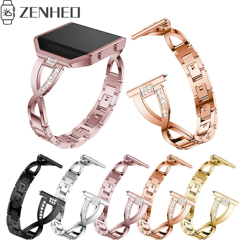 Сменный ремешок из нержавеющей стали для Fitbit Blaze ремешок для часов браслет ремешок для Fitbit Blaze полосы