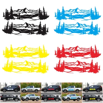 

Auto Mountain Tree Forest Decal DIY Vinyl Graphic Sticker Decoration Accessories 50*150cm